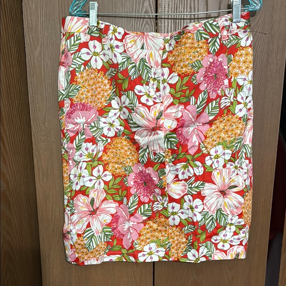 Villager Pink and Orange Skirt Resort Wear